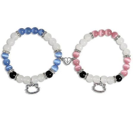 Magnetiske edderkopp- og kattearmbånd for par og venner