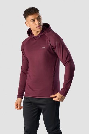 ICANIWILL - Ultimate Training Hoodie Burgundy - Heren - sportkleding van ICIW