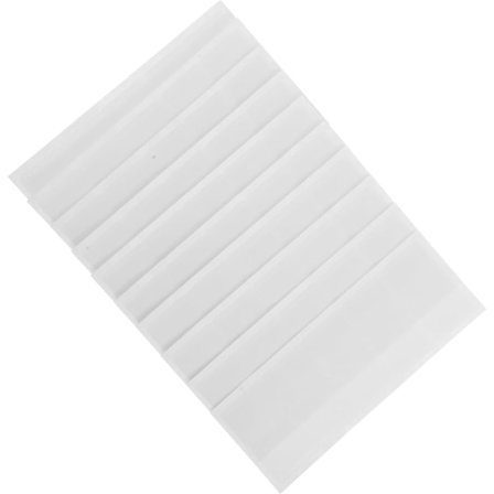 100 stk. Bløde PVC Smykkekort Lommer Selvklæbende Pose til Halskæde Display Kort Ørering Smykkeopbevaring