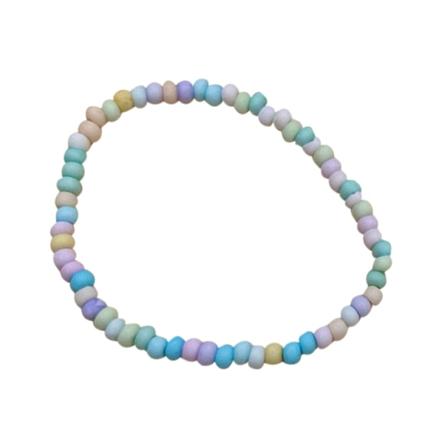 Mode Multicolor Bohemian Håndlavede Elastiske Seed Beaded Søde Fuuny Charm Armbånd til Kvinder Smykker Personlighed