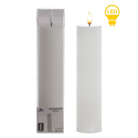 IDALIA LED-ljus 5x5x23 cm - Säkert och elegant inredningsval