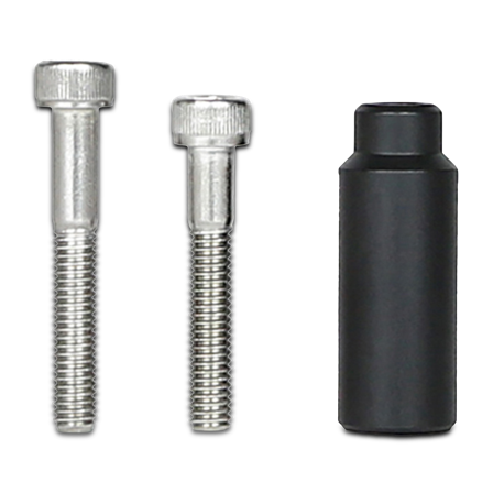 Zestaw Śrub Adaptera X-Guard M6 Czarny