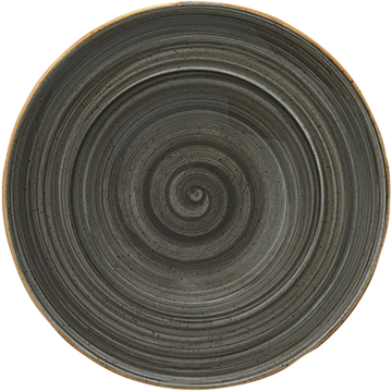 Pastatallrik Bonna Aura Space Grå