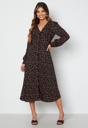 Happy Holly Tillie dress Black / Patterned Klær