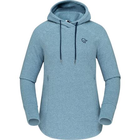 Norrøna Women's Norrøna Warm2 Hood Women long-sleeved sweaters Blue XS
