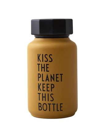 Thermo/Insulated Bottle Small Special Etd. Yellow Design Letters