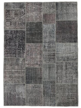 Vintage Patchwork Dywan 170X240 Wełna