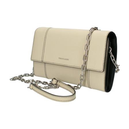 Trussardi, Shoulder Bags Beige, Dames, Maat:ONE Size
