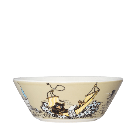 Arabia Mumin Skål 15Cm Bisamråttan Beige Serveringstillbehör 15 CM