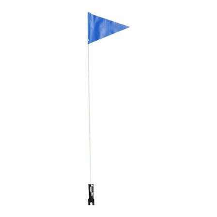 Børne E-cykel Flagstang Reflekterende Flagstang Tåreformet Cykelflag Justerbart Flag