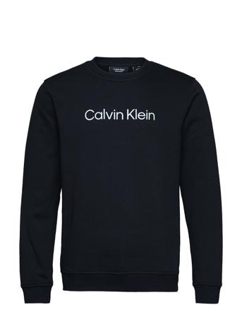 Pw - Pullover Sweat-shirt Tröja Svart Calvin Klein Performance