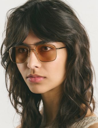 Corlin Eyewear Nicki Gold Cinnamon - Gold - ONE SIZE