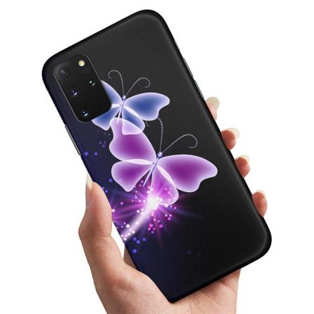 Samsung Galaxy A51 - Skal / Mobilskal Lila Fjärilar
