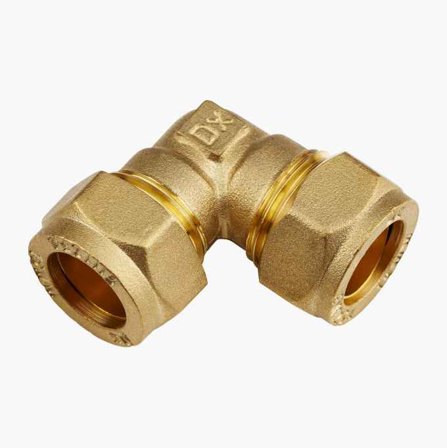 Klämringskoppling vinkel 12 x 12 mm