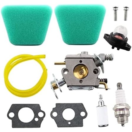 Nyd en højtydende motorsav: Karburator, luftfilter og brændstoffilter egnet til Partner 350 351 370 371 390 420 Poulan 2050 2055 2115 2150 2175