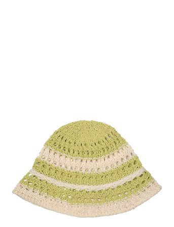 Bohemian Striped Hat Accessories Headwear Bucket Hats Green SUI AVA