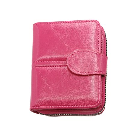 Håndholdt glidelåsveske kortveske myntveske dame kort stil veske