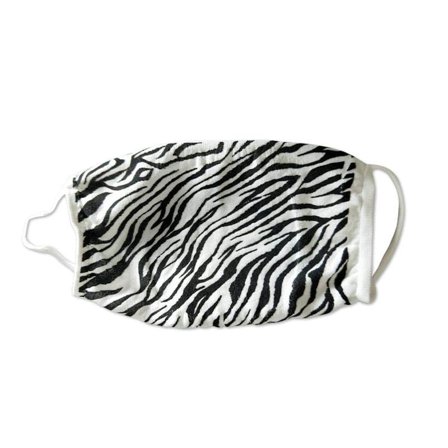 Mascherina Protettiva Lavabile Adulti Zebrata 3 Pezzi