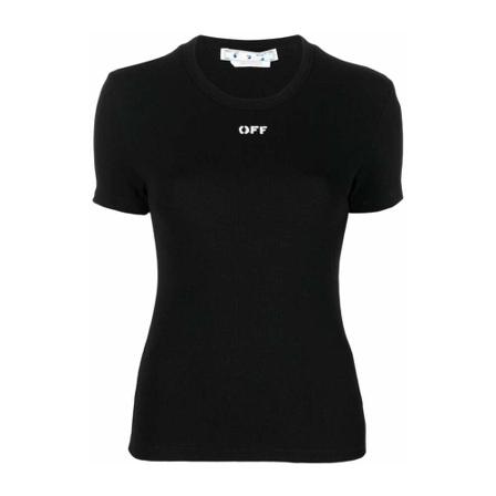 Off White, T-Shirts Czarny, Kobieta, Rozmiar: XS