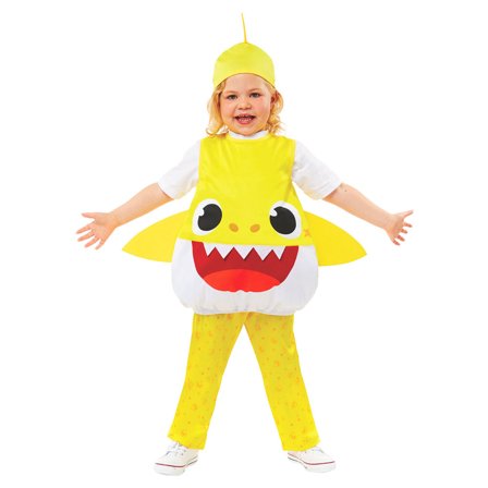 Baby Shark Dräkt Gul