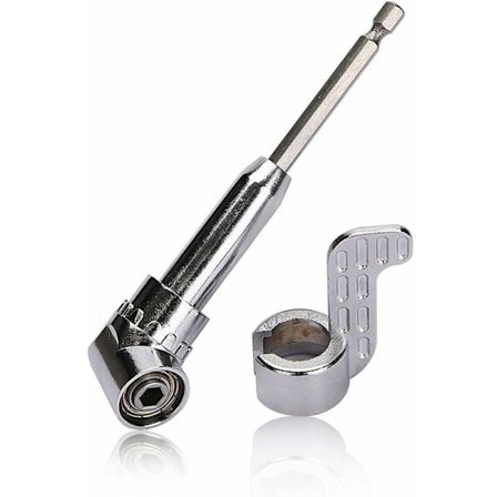 Vinkelskrutrekker Høyre Vinkel 105 Grader 1/4" Sekskant Skaft for Drill