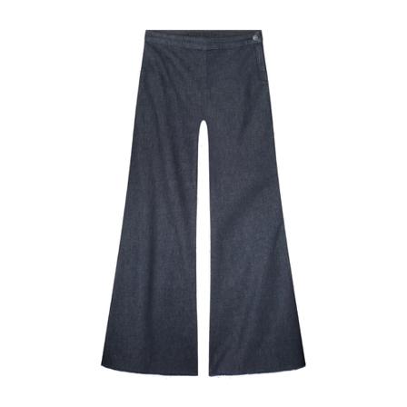 Summum Woman Wide Broek , Blauw , Dames , Maat: XS