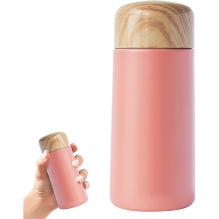 150ML Liten Termosmugg för Mjölk Kaffe Te, Mini Termosmugg för Varma & Kalla Drycker, 304 Rostfritt Stål Liten Vattenflaska, Portabel Termosflaska