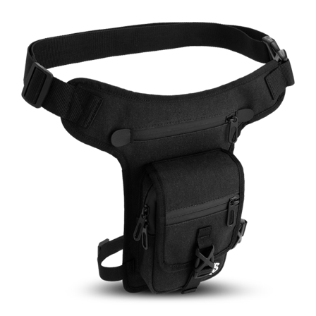 Sacoche de cuisse Rusty Stitches Kai Noir