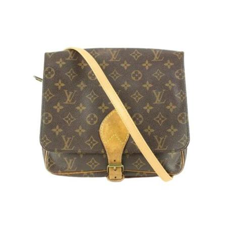 Louis Vuitton Vintage, Pre-owned Leather louis-vuitton-bags Bruin, Dames, Maat:ONE Size