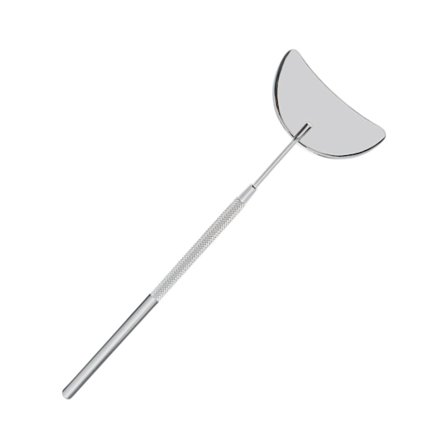 Praktisk speil med langt håndtak, kosmetisk tilbehør for å sjekke øyenvippeforlengelser