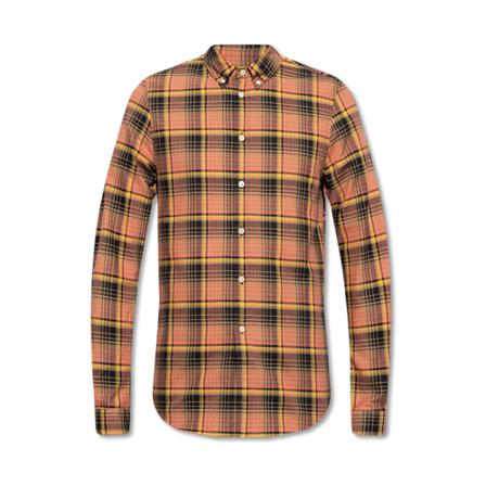 PS By Paul Smith Checked shirt Orange, Herre Skjorter