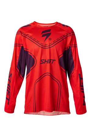 Shift Black Label Youth MX Jersey Fluo Red L