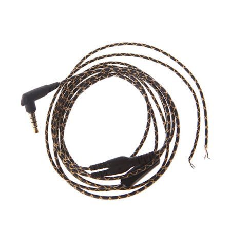 Spillekabel Lydledning Erstatning av hodetelefoner 3,5 mm 1,2 M lang Gaming Headset Kabel Forlengelsesledning 3,5 mm grensesnitt
