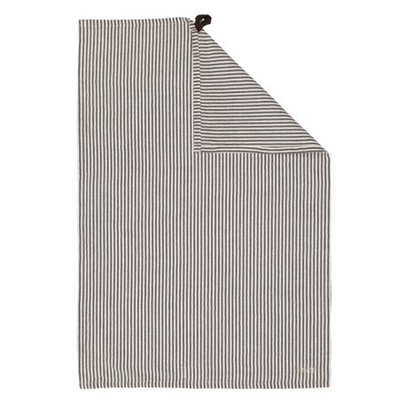 Ernst Rand kökshandduk, brun/vit | Inredning > Textil > Produkter av Lin > Kökshandduk | Bagaren och Kocken