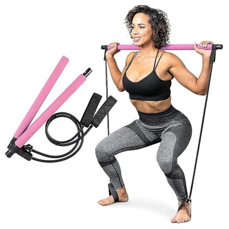 Pilates Bar Yogastav - Pilates Bar-kit för hemgym med Pilates-motståndsband