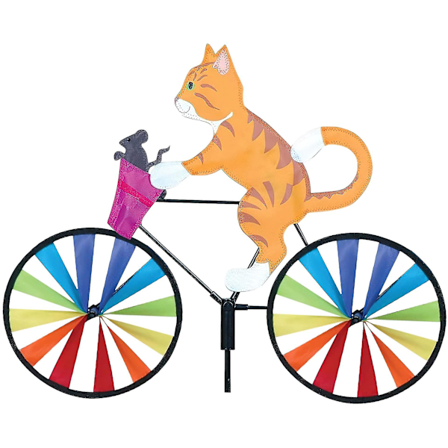 Havemølle Vindmølle Vindspinner Whirligig 3D Dyr På Cykel Stil