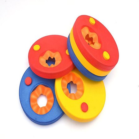 6-pack simhjälp simskivor armband för barn 2-8 år 15-30 kg Ideal simhjälp simarmband