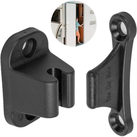 Caravan ja matkailuautojen oven lukko, 35 mm ja 48 mm reikien väli, musta oven lukko, huolto- ja varastolukko, matkailuautojen oven turvallisuus, 