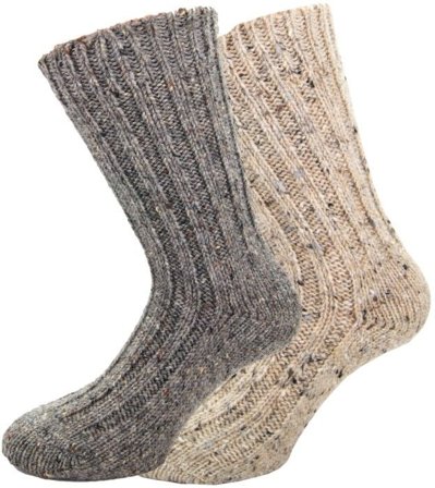 Avignon Raggsockor 2-pack Grå/Beige