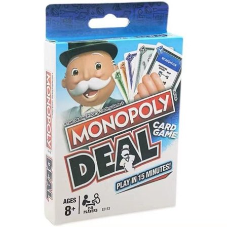 Monopoly Deal Kortspill/Eiendomsmagnat Kortbyttespill/Monopoly Kortversjon Brettspill