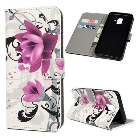 Plånboksfodral Samsung Galaxy A6 (2018) - Lotus