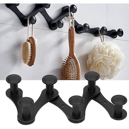 Metallisk utvidbar kleshenger vegg, sammenleggbar veggmontert kleshenger