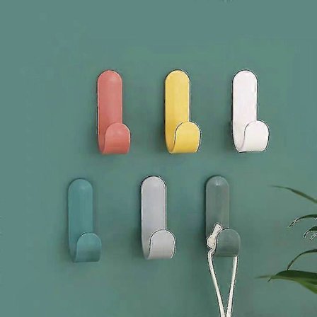 Selvklæbende vægkroge Nøgleholder Vægkroge Hattehylde Håndklædekroge Vægorganisator Boligindretning