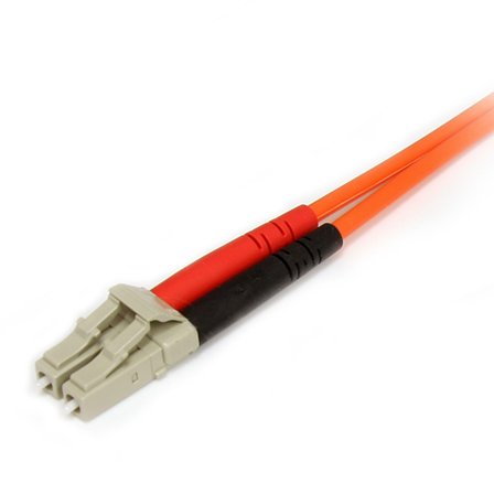 StarTech 2m Fiber Optic Cable - Multimode Duplex 62.5/125 - LSZH - LC/SC - OM1 - LC to SC Fiber Patch Cable (FIBLCSC2) - nettverkskabel - 2 m