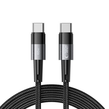Tech-Protect UltraBoost USB-C / USB-C PD 60W 3A 2m kabel - grå