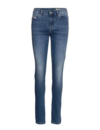 D-Roisin Trousers Skinny Jeans Blå Diesel Women