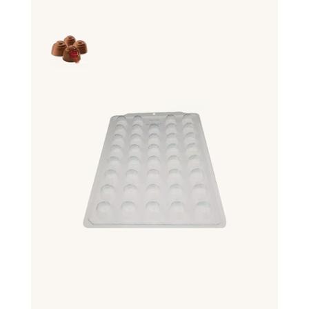 Bwb Simple Mold - 3582 - Sp 132 Bombom Cereja Caracol Pralinform Transparent