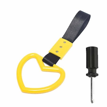 Togbus håndtag håndstrop 1 stk Tsurikawa ring hjerte styling drift charme strop drift tilbehør bil strop