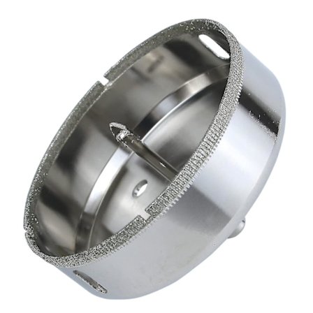Diamant Hulssag 100mm 4 Tommer Med Senter-DLL-Bor For Keramikk, Porselen, Fliser, Glass, Granitt Kvarts, Marmor, Edelstener