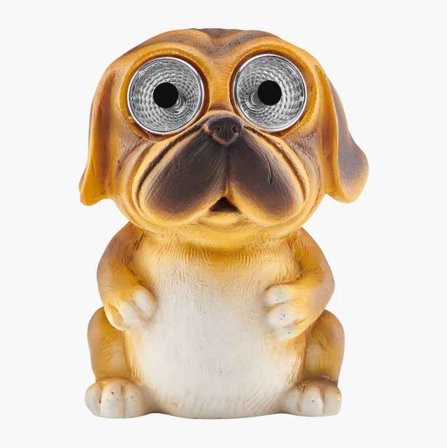 Solcellslampa hund LED